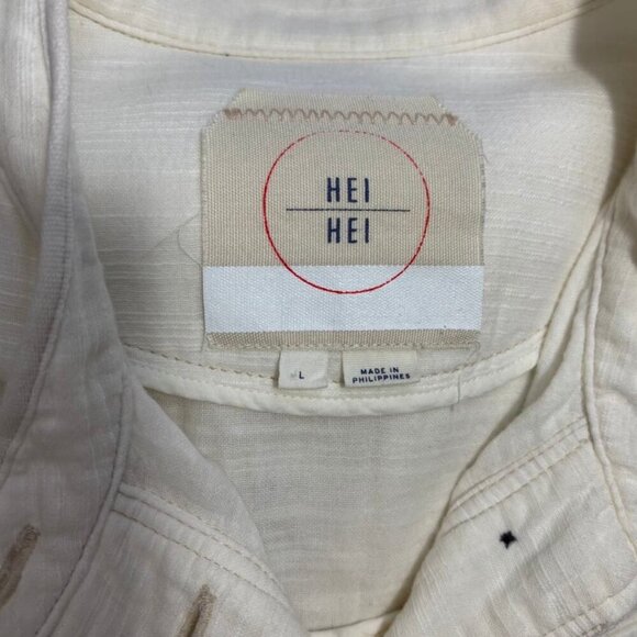 Hei Hei Anthropologie Women's Large Cotton Light-Weight Utility Jacket - Picture 4 of 8